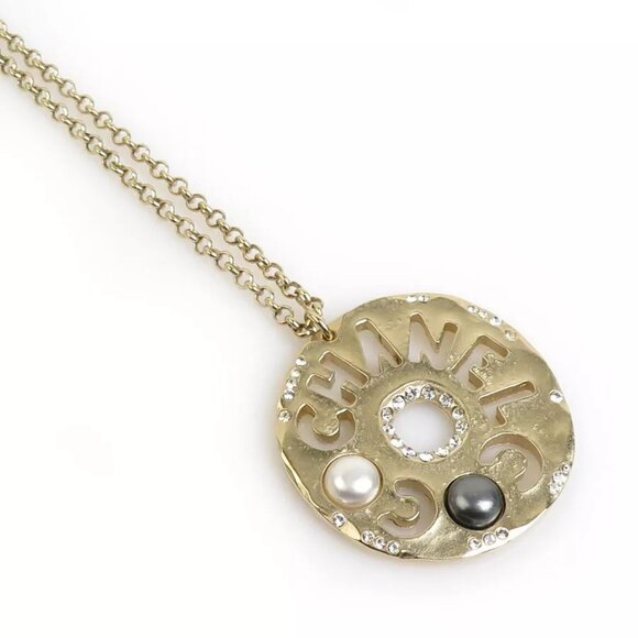 Auth CHANEL Necklace Gold Metal - Picture 8 of 9